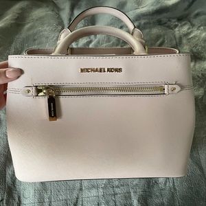 Michael Kors pink purse and wallet
